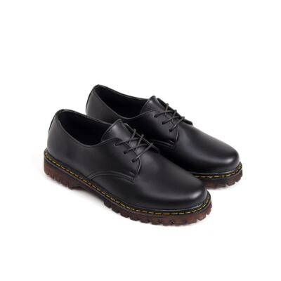 Sepatu kerja pantofel formal hitam kantor pria gealish black gum